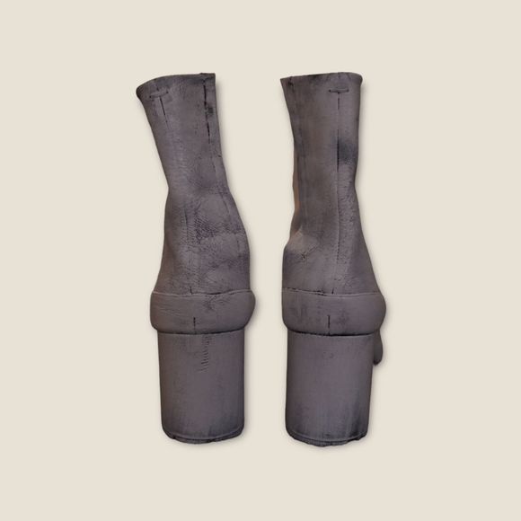 Maison Margiela White Paint Tabi Boots Size 6/38 EU - Picture 4 of 9